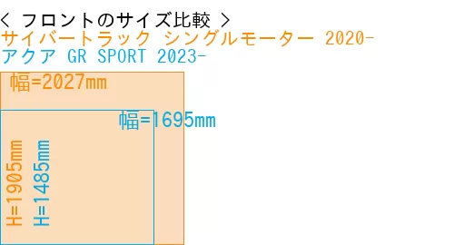 #サイバートラック シングルモーター 2020- + アクア GR SPORT 2023-